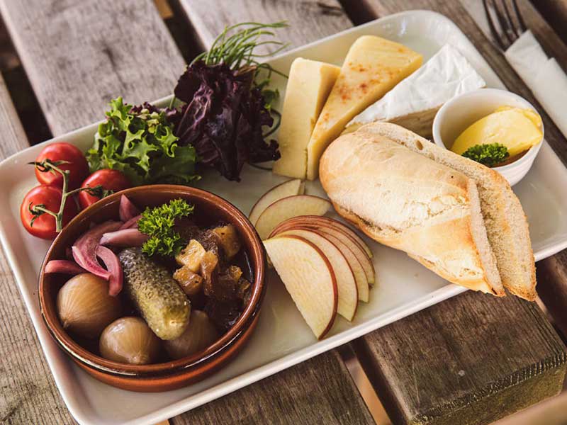 Stuarts cafe - example of a delicious ploughmans